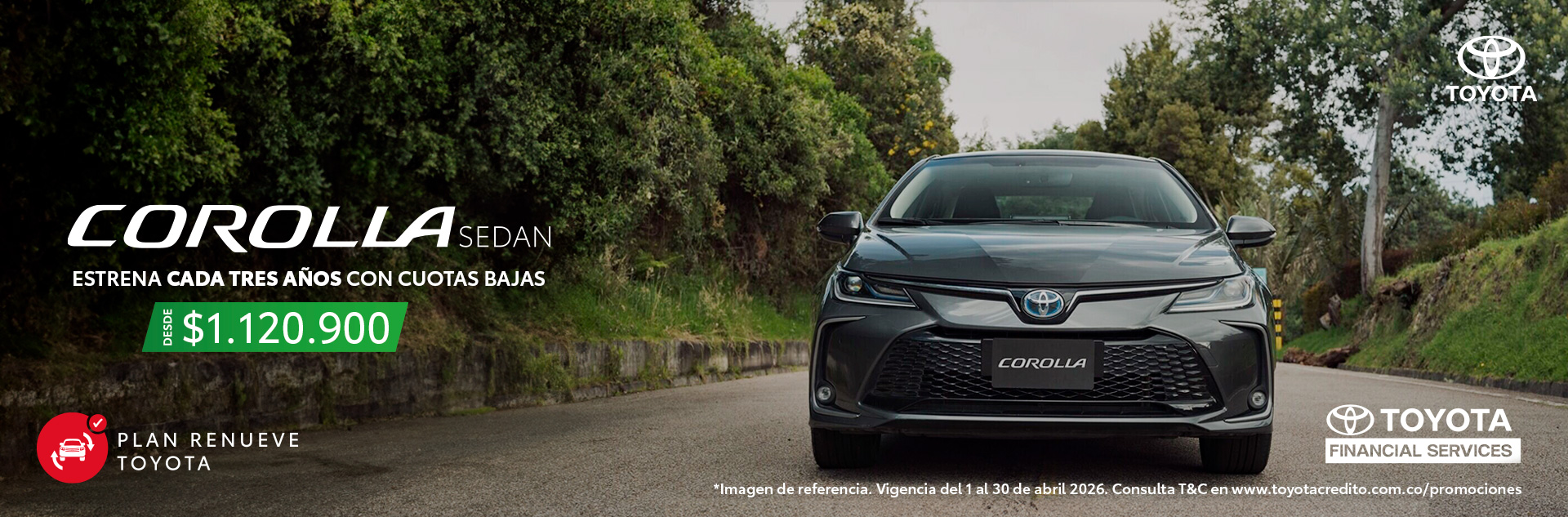 Corolla Sedan - Abril