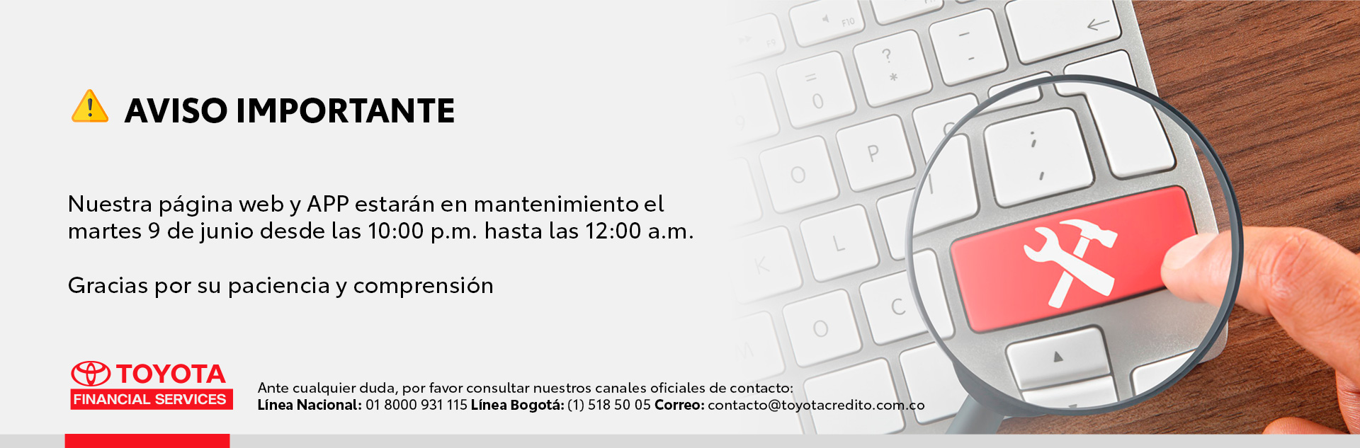 Banner contingencia 